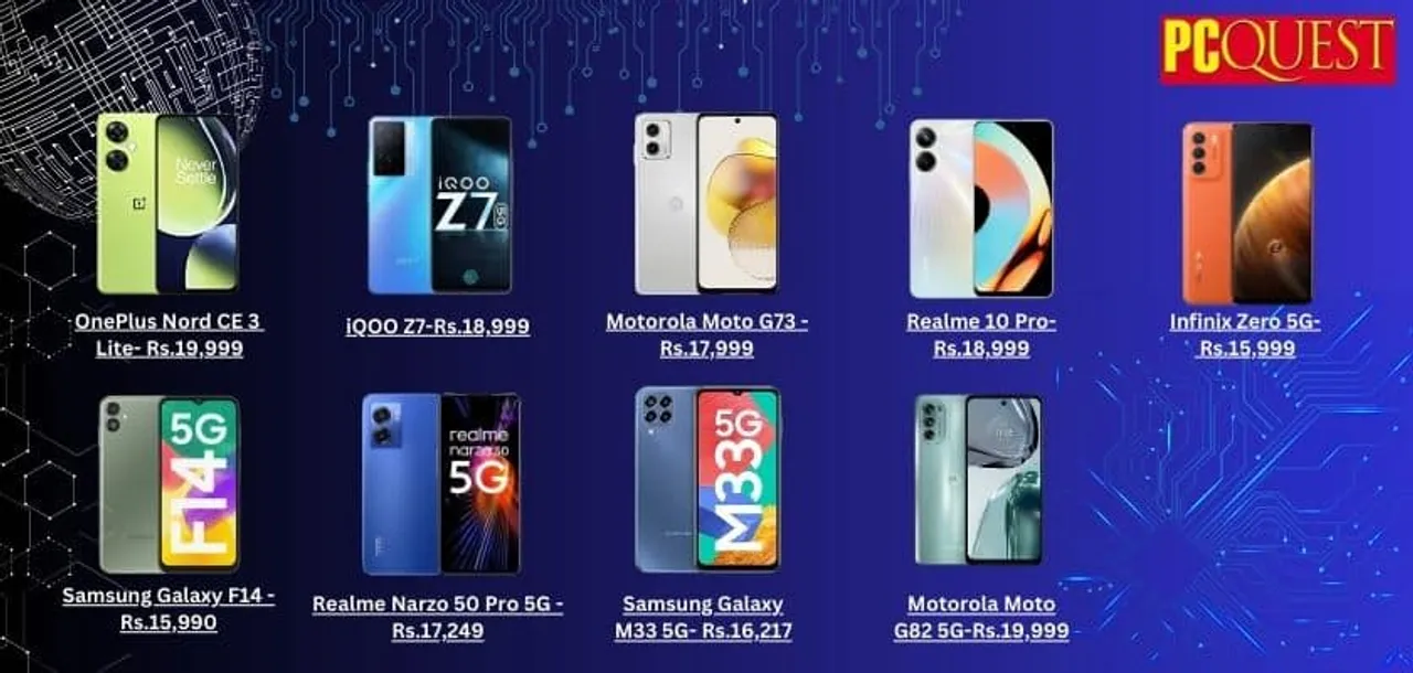 10 Latest Android mobile phones Under Rs.20000 in India Updated Smartphone List 2023