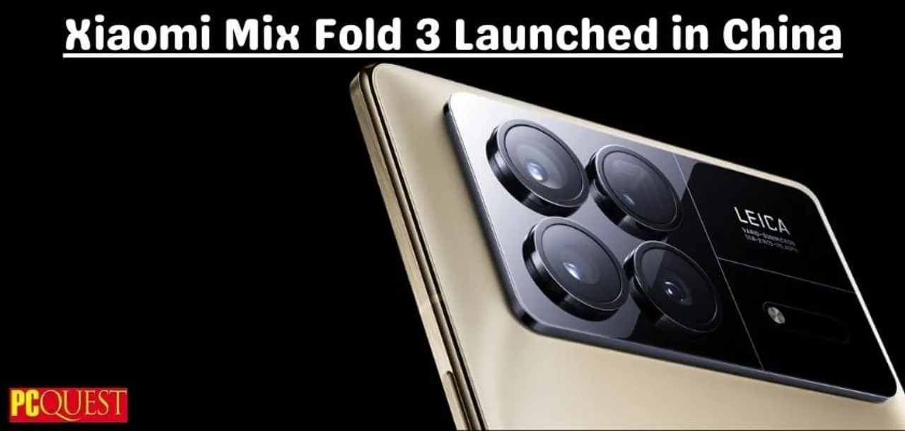 Xiaomi Mix Fold 3 Launched in China