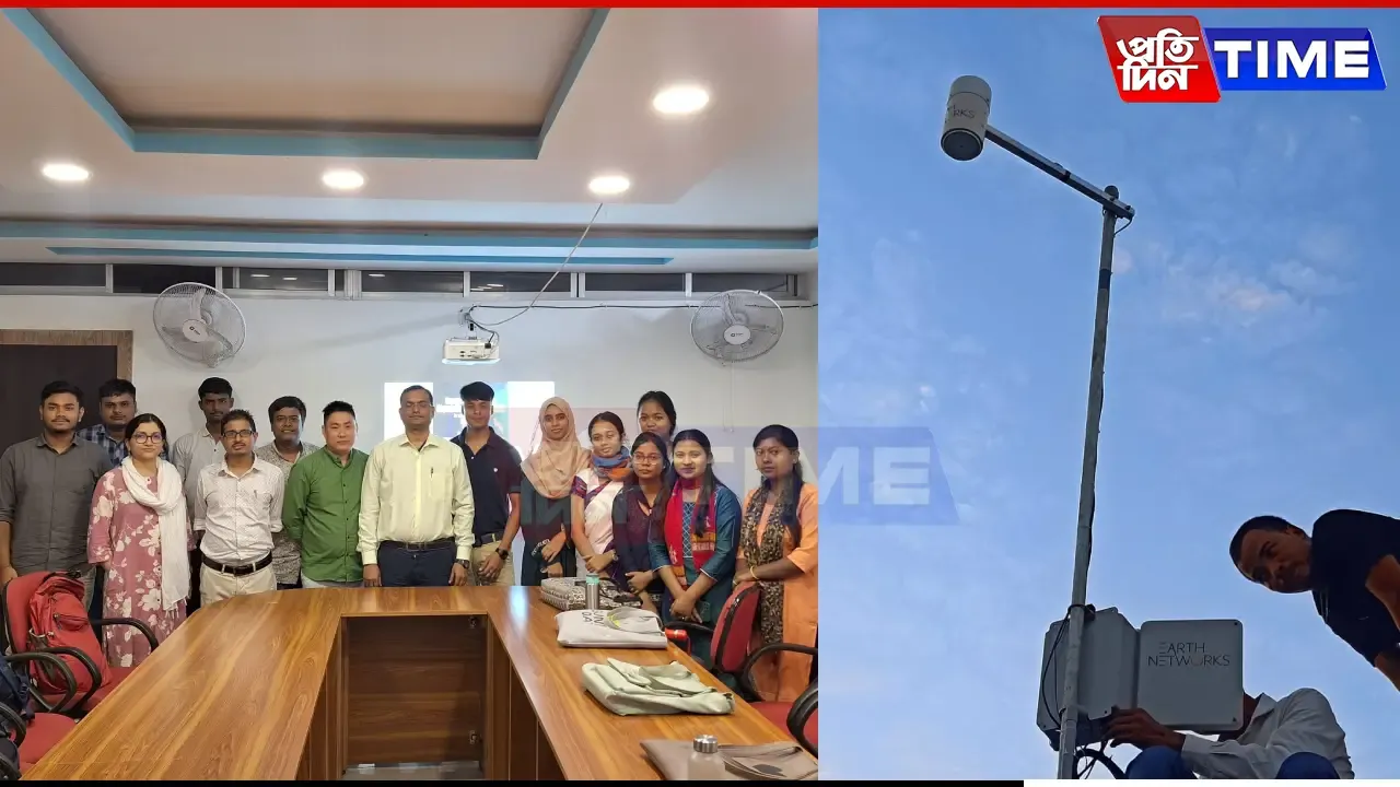 Mahapurusha Srimanta Sankaradeva Viswavidyalaya’s Nagaon campus installed a state-of-the-art Lightning Detector