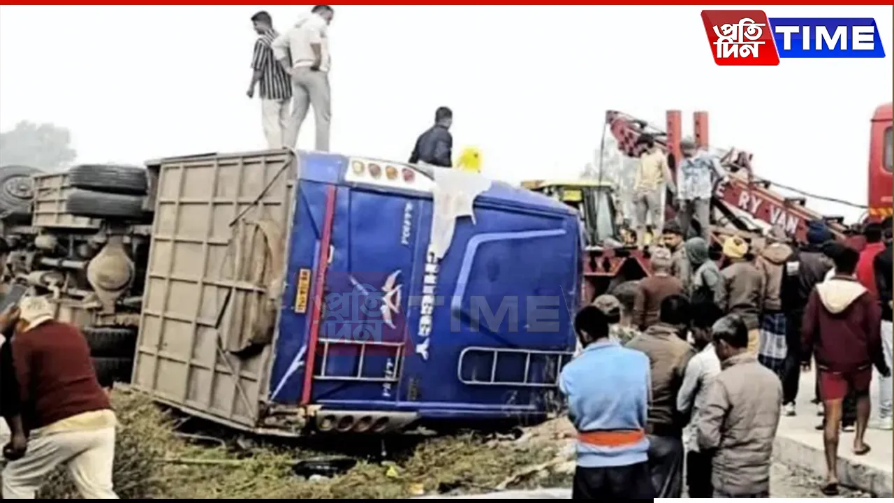 7 Dead, Several Critical in Kolkata-Patna Bus Accident in Jharkhand