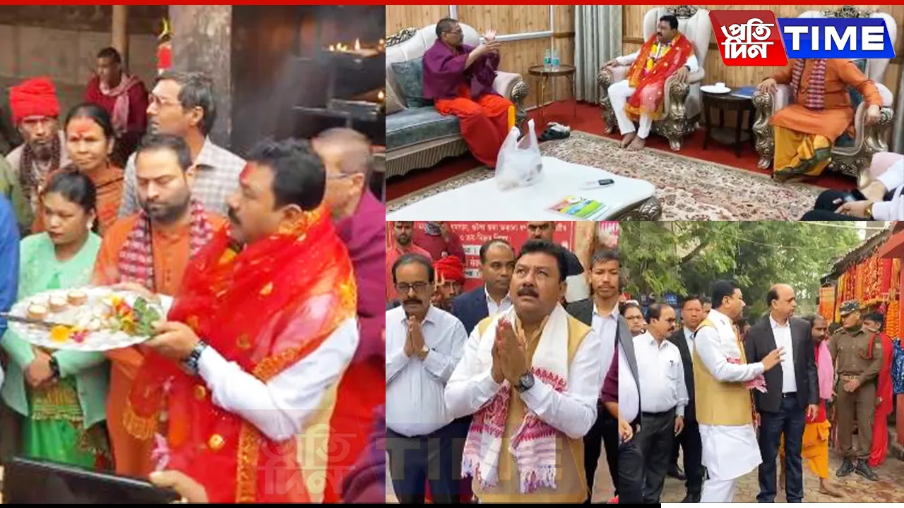 Ranjeet Dass Begins Tenure as Assam Tourism Minister, Seeks Maa Kamakhya's Blessings