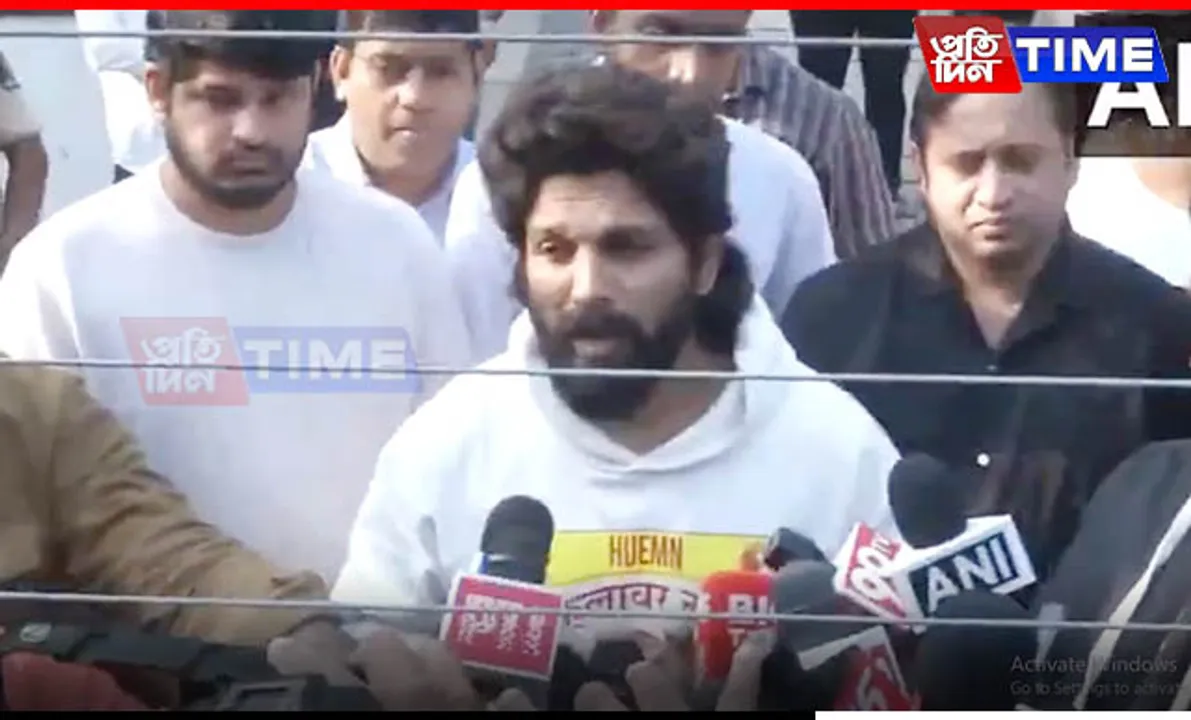 Actor Allu Arjun Walks Out of Jail After Interim Bail in Premiere Tragedy