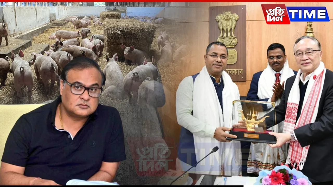 Pig Farmers in Assam Threaten Statewide Protests Over Livestock Management Deal with Thai Company
