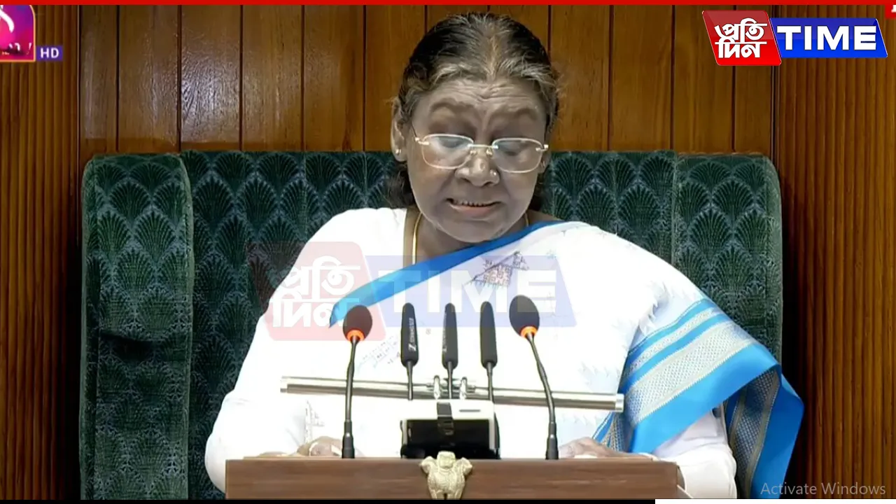 President Murmu Unveils Government's Key Initiatives in Budget Session Address