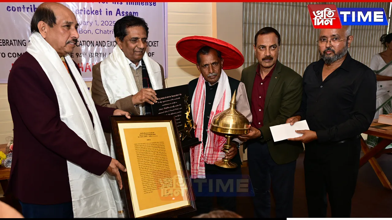 Veteran coach Nabab Ali honoured with Bakulbon ‘Manab Mitra’ title