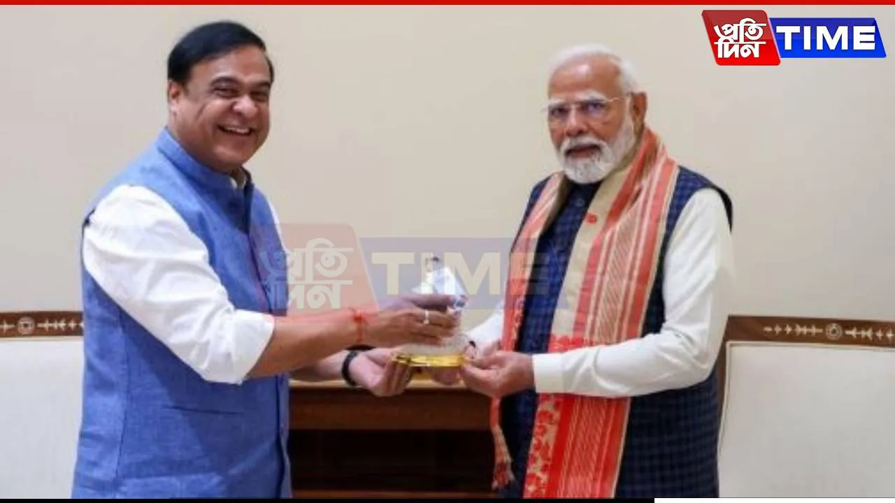 Advantage Assam 2.0: CM Sarma Holds Key Talks with PM Modi, Union Ministers