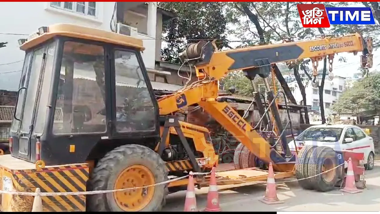Home Guard Killed After Being Struck by Crane at Flyover Site in Guwahati