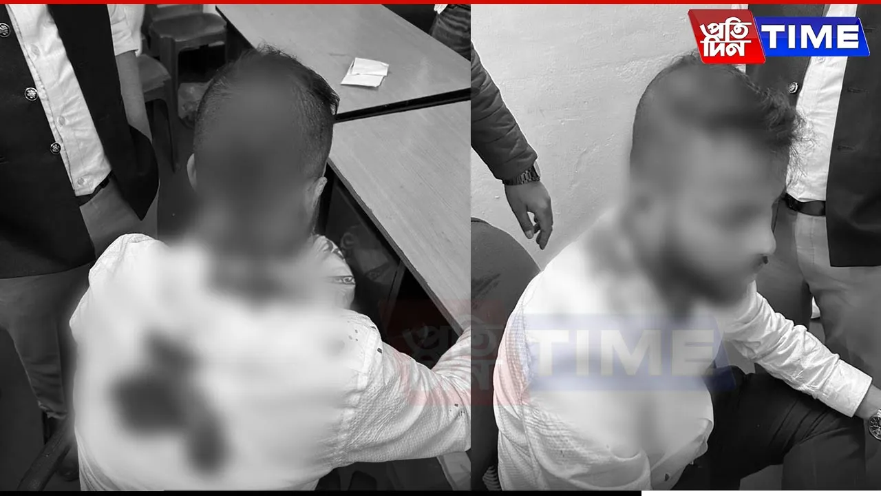 Guwahati: Violent Clash Erupts at Rajiv Bhawan, One Injured