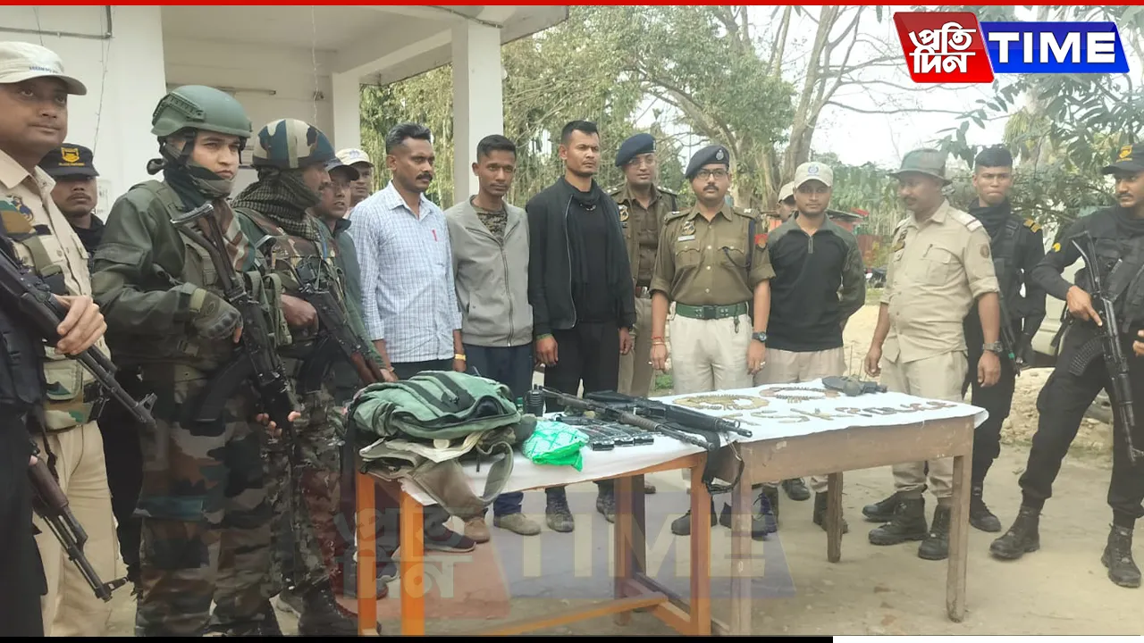 Tinsukia Police Nab Two ULFA-I Militants with Arms in Jagun