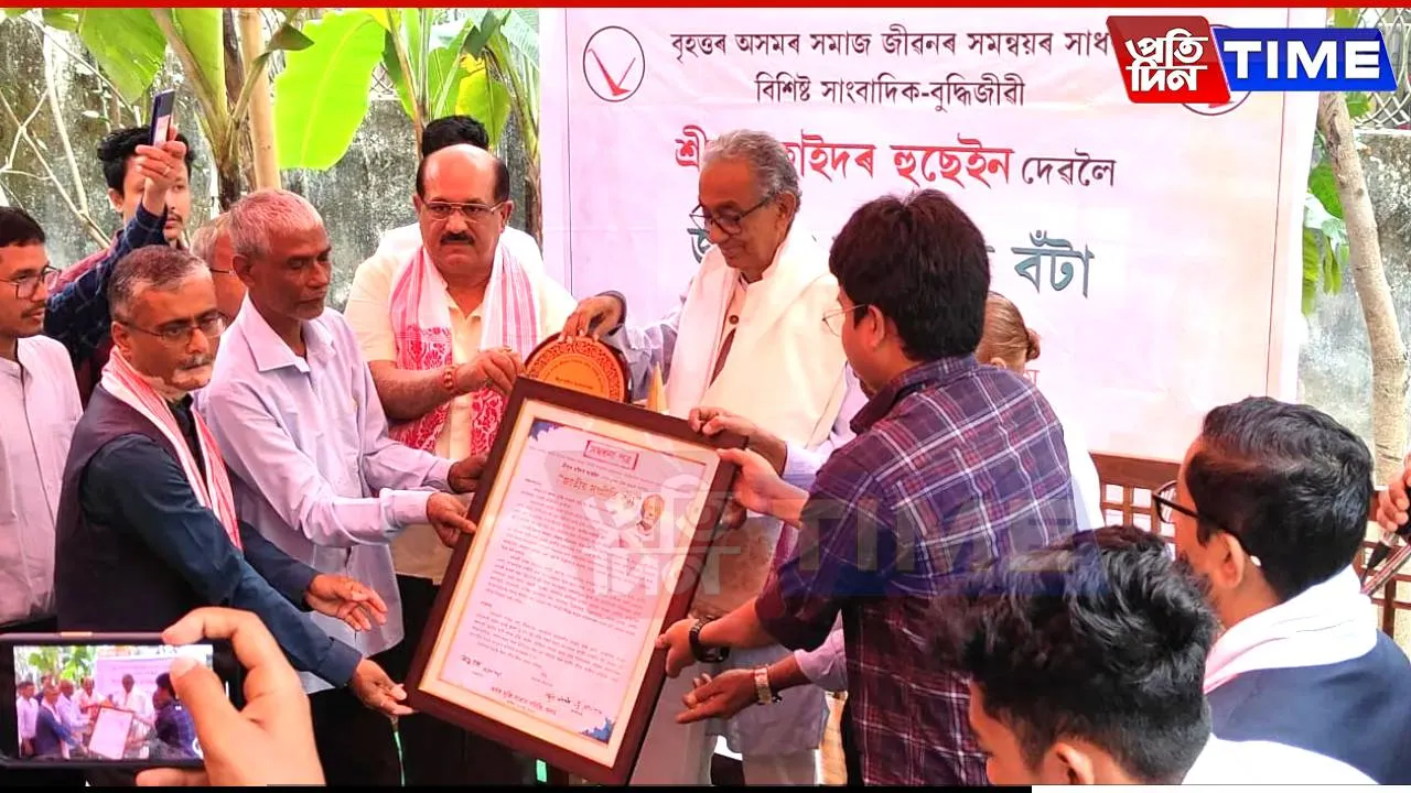 Veteran Journalist Haidar Hussain Honored with Jatiya Sampriti Award