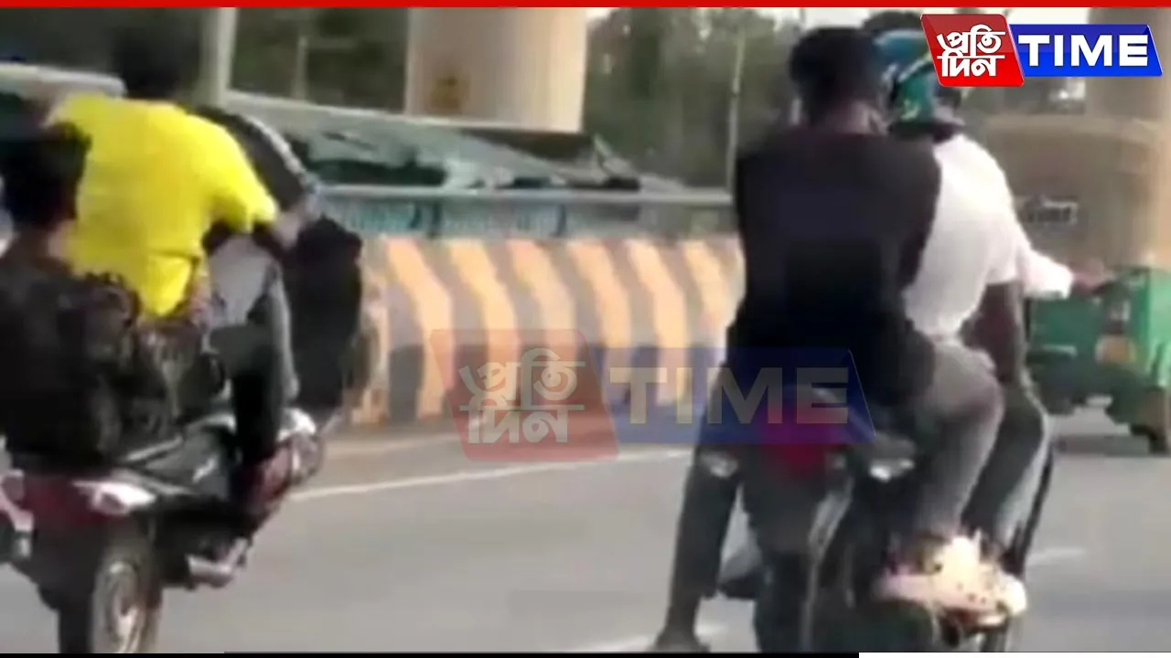 Guwahati Traffic Police Cracks Down on Reckless Bikers; Over 100 Vehicles Seized