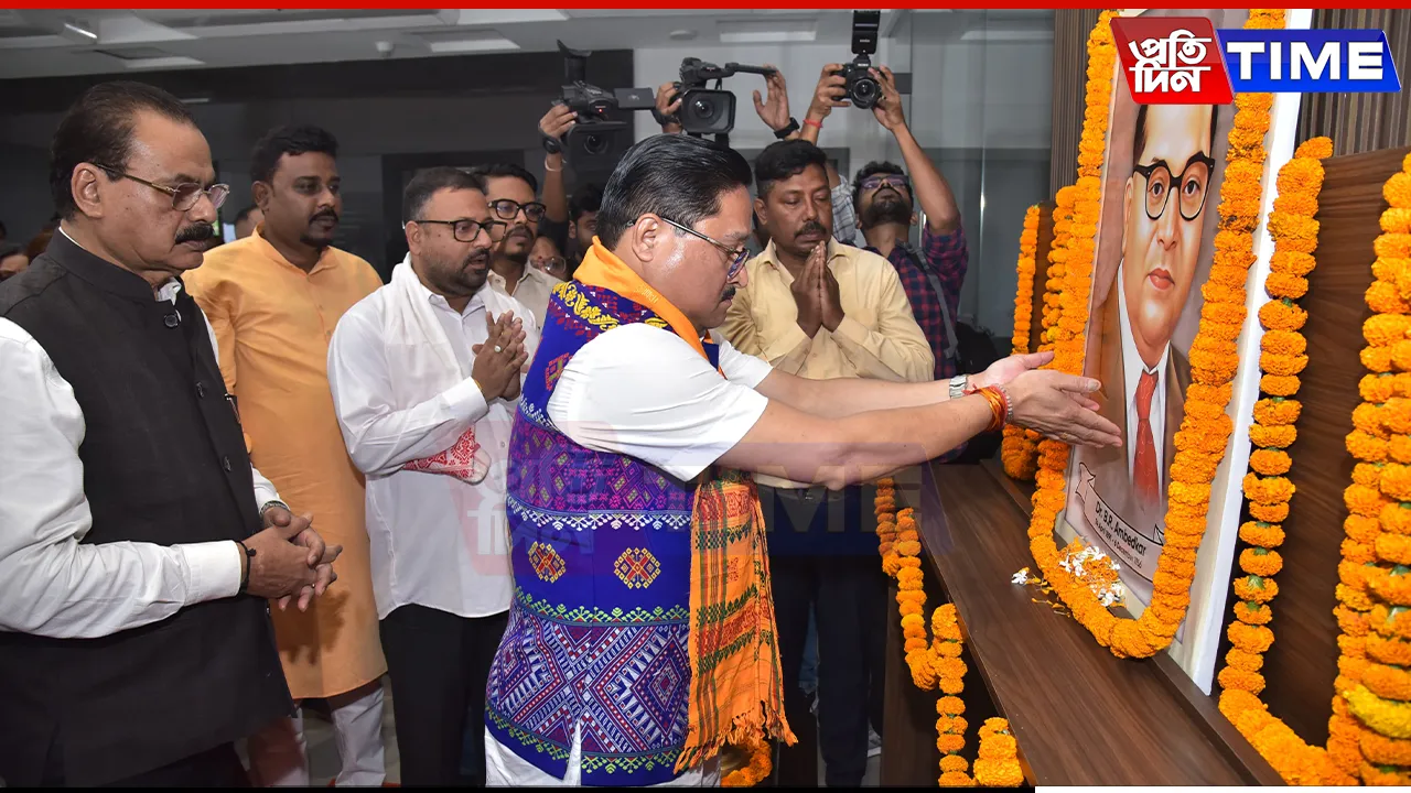 Assam BJP Marks Ambedkar Jayanti, Hits Out at Congress for 'Historical Betrayal'