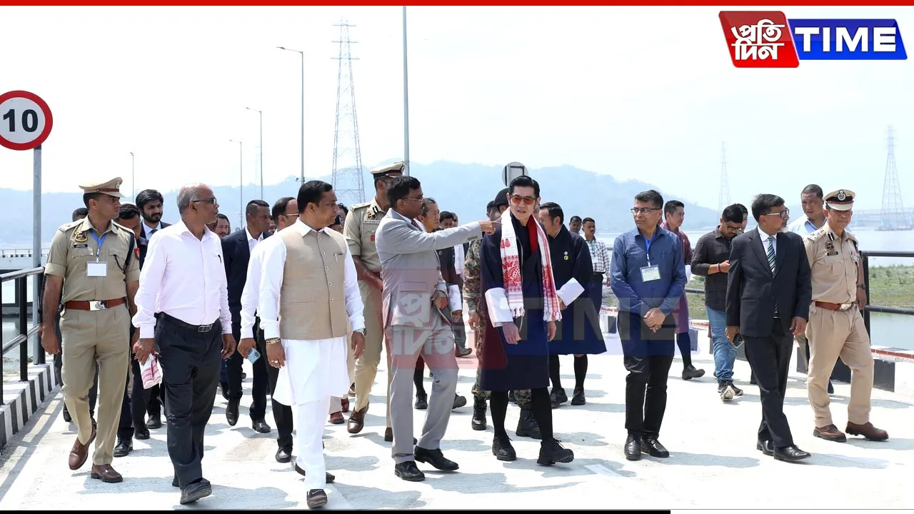 Bhutan King Visits Jogighopa's International Multimodal Logistics Park Site