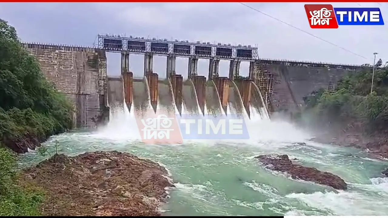 NEEPCO Opens All Khandong Dam Gates Amid Relentless Rainfall