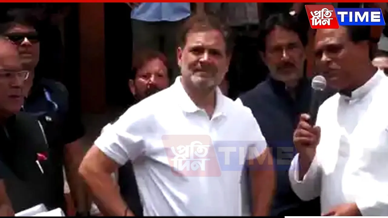 Rahul Gandhi At J&K’s Poonch, Meets Families Hit By Pakistan Shelling
