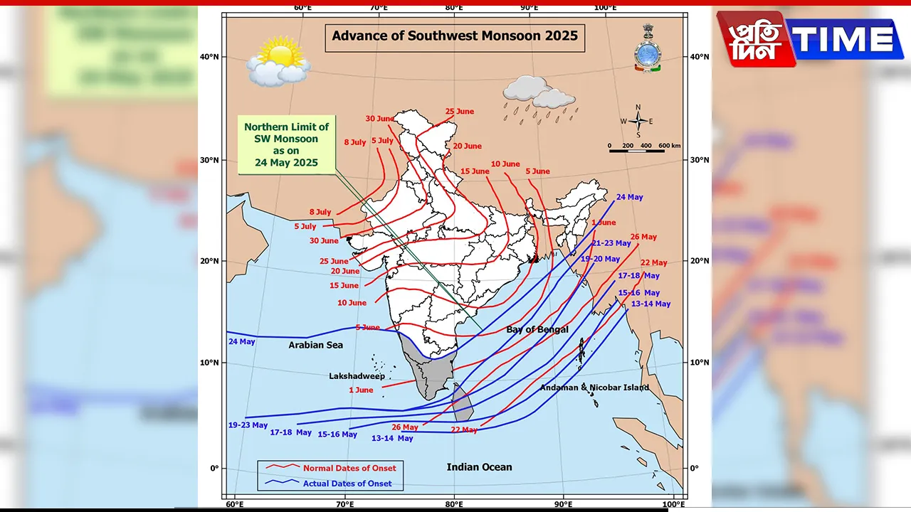 Monsoon Breaks In 8 Days Early Over Kerala; Northeast Set for More Rain