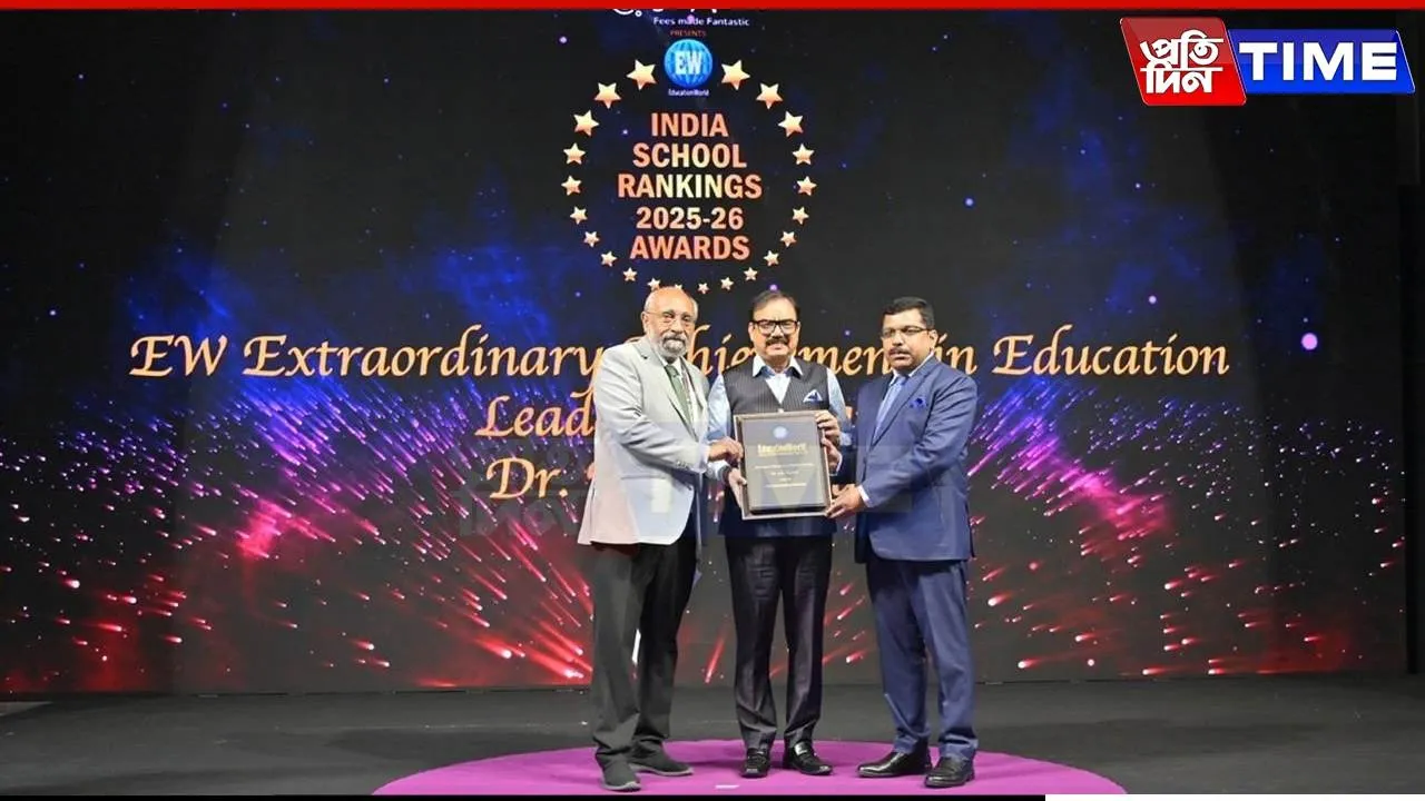 Royal Global University Chancellor Receives Prestigious National Education Award