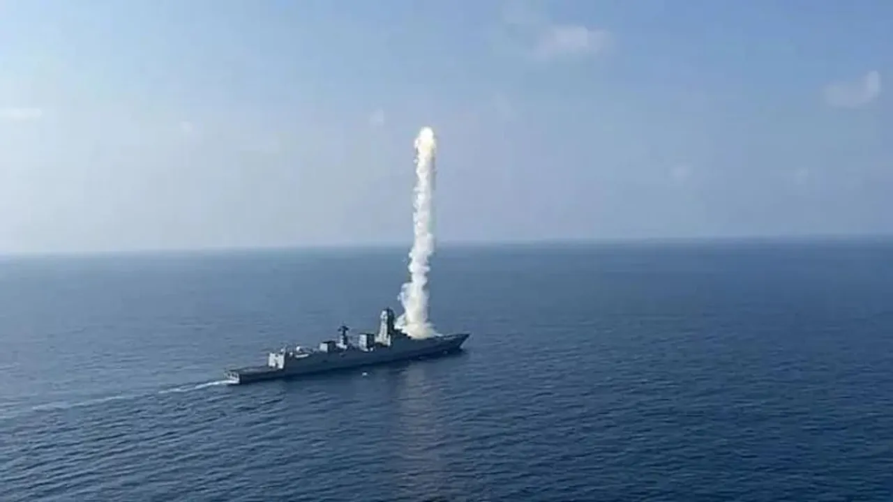 Indian Navy, DRDO Successfully Flight Test VL-SRSAM Missile