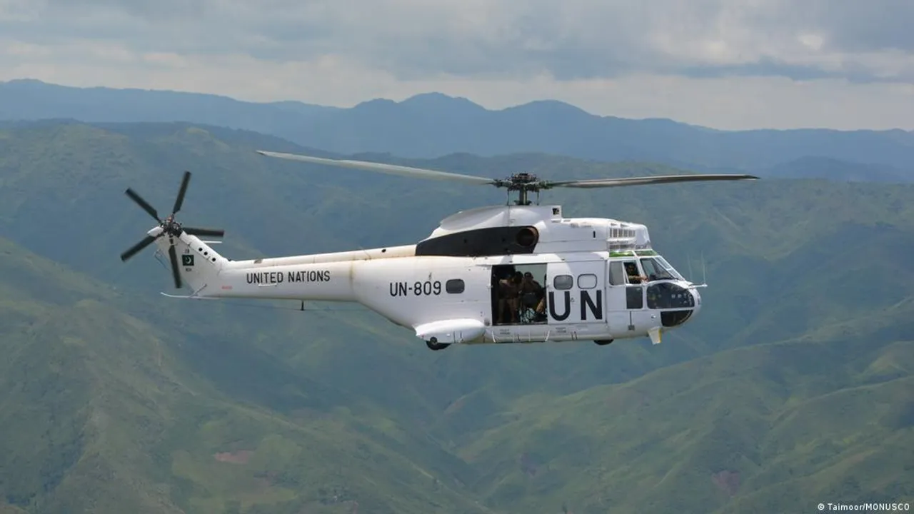 UN Helicopter Crashes In Congo,                8 Peacekeepers Dead