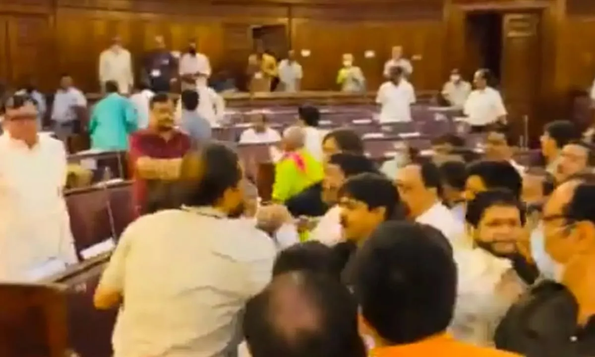 BJP, TMC MLAs Clash In WB Assembly, 5 Oppn Leaders Suspended