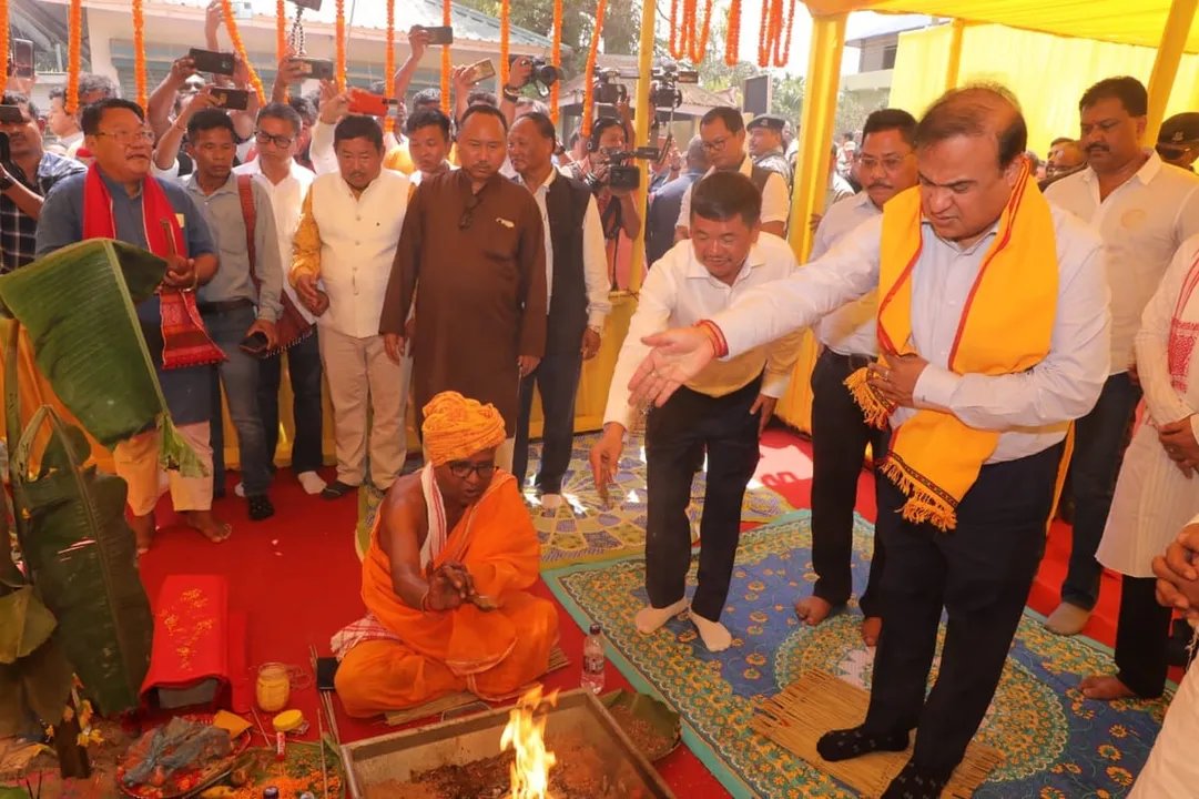Assam: 4-Lane Flyover to be built in Diphu, CM takes part in ‘Bhumi Puja’