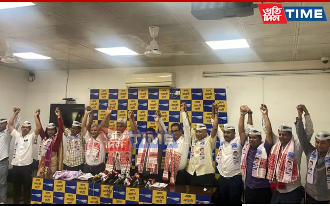 Raijor Dal Leader Kamal Kumar Medhi Joins AAP Along with 5 Others