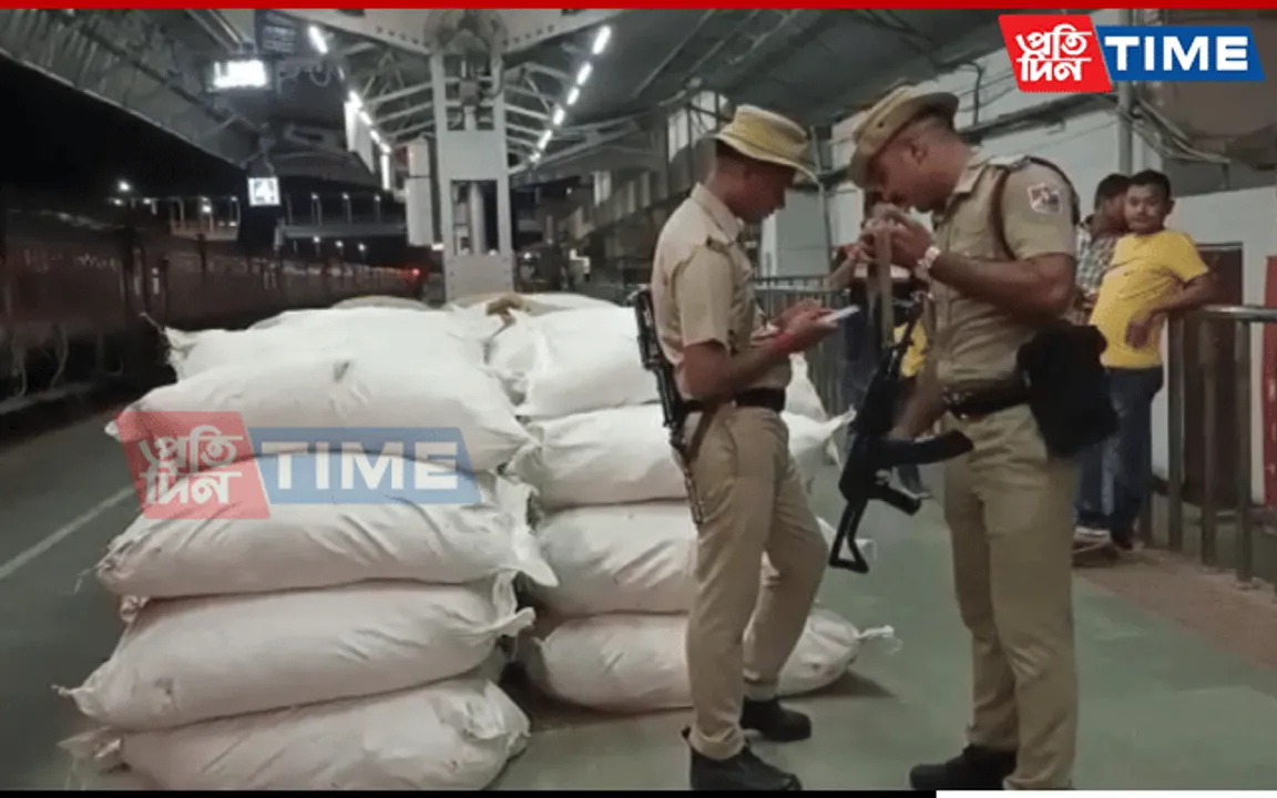 Assam: Massive Cannabis Lot Seized From Train In Lumding