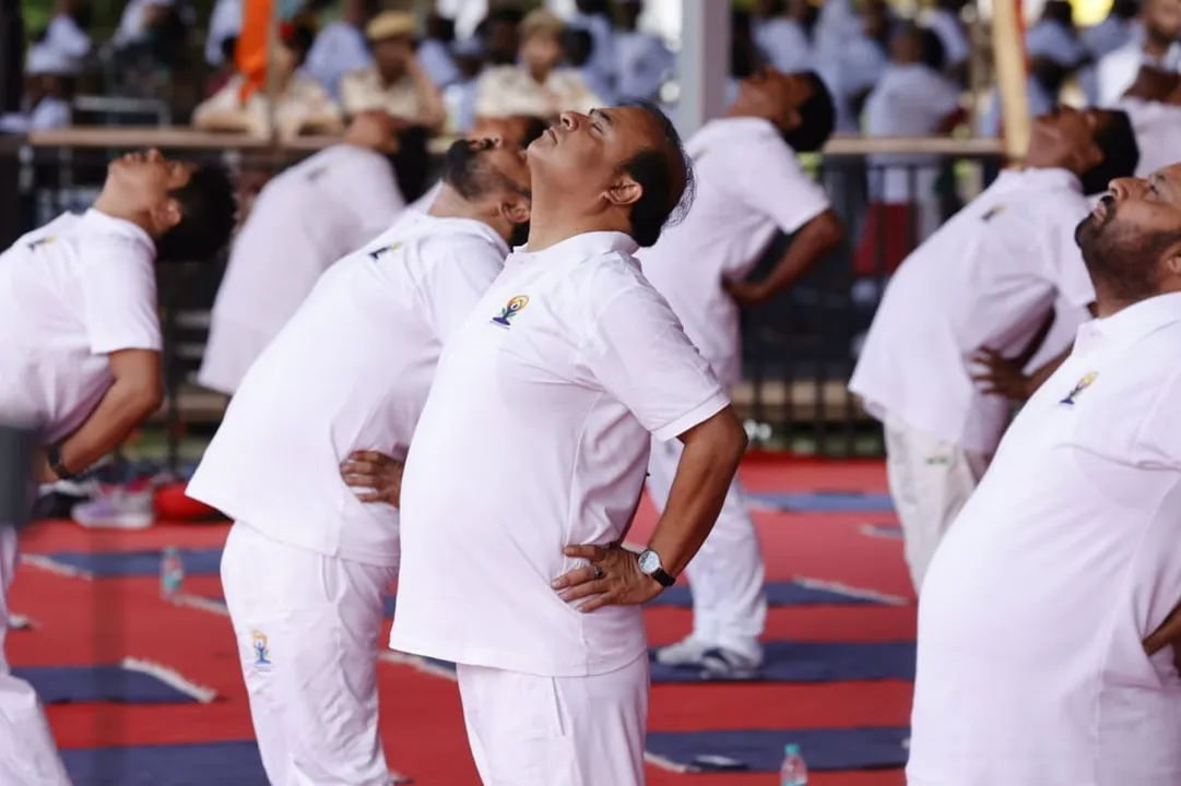 Int'l Yoga Day: Assam CM Participates In Yoga Session At Dibrugarh