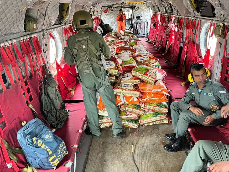 IAF Airlifts Over 500 Tons of Relief Materials to Flood Affected Areas of Assam & Meghalaya