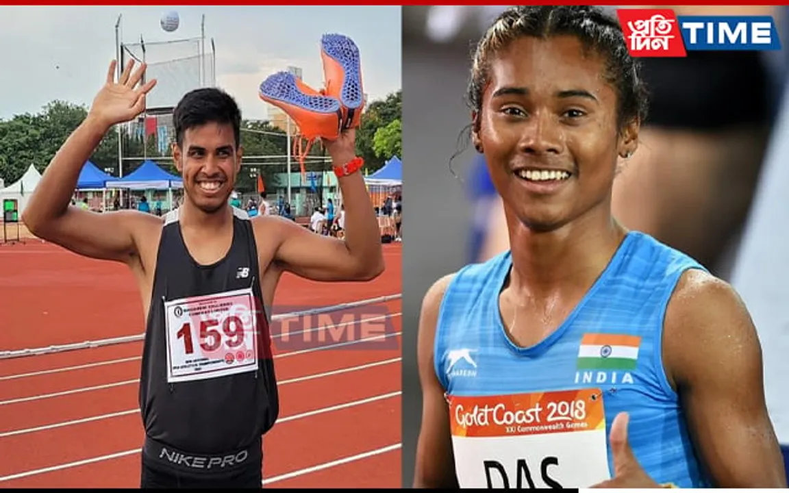 Financial Assistance to Assam Sprinters Hima Das, Amlan Borgohain