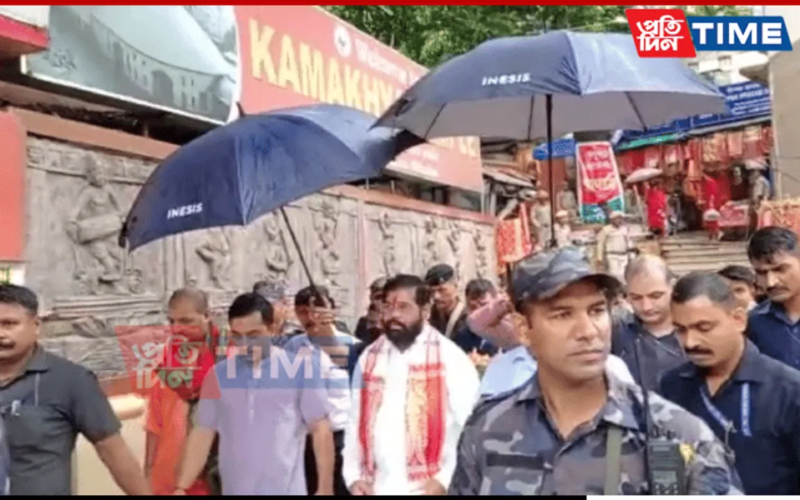 Rebel Eknath Shinde Camp Visit Kamakhya Temple, To Head Back Today