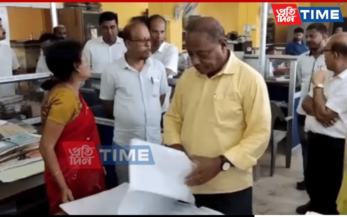 Assam Minister Parimal Suklabaidya Pays Surprise Visit To Meen Bhawan