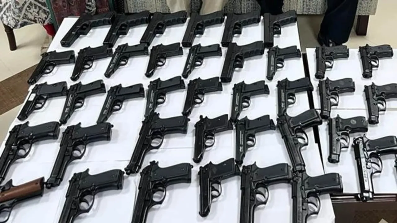 45 Guns Seized From Indian Couple at Delhi's IGI Airport