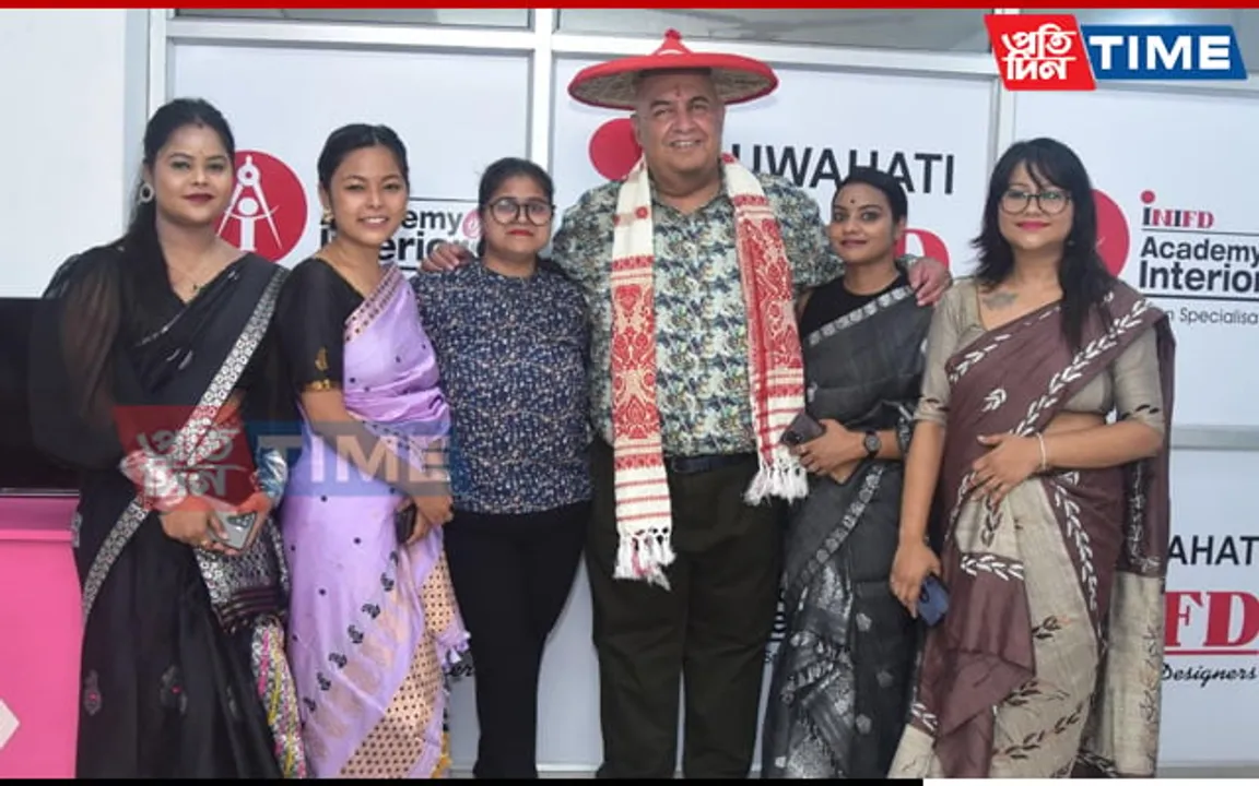 INIFD CEO Visits INIFD Guwahati, Interacts with Designers