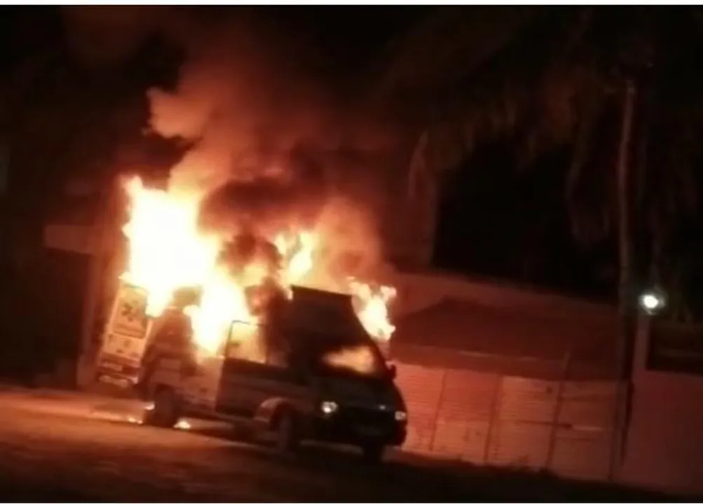 Moving Ambulance Catches Fire in Nagaon, No Casualties