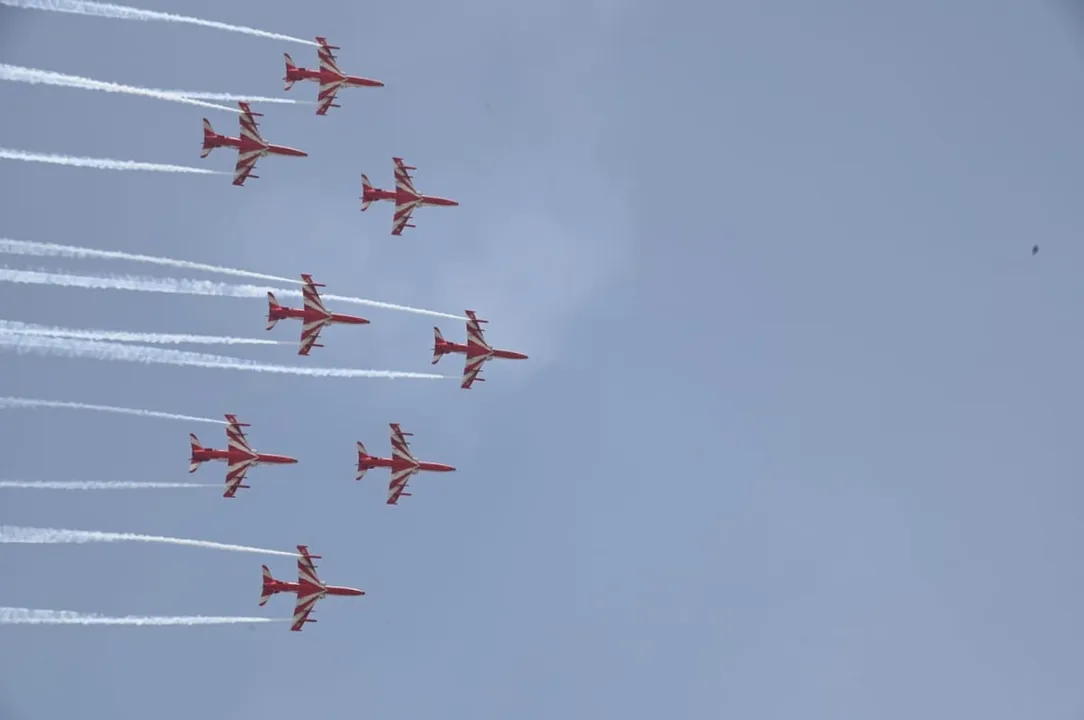 SKAT Performed Air Show in Guwahati Today