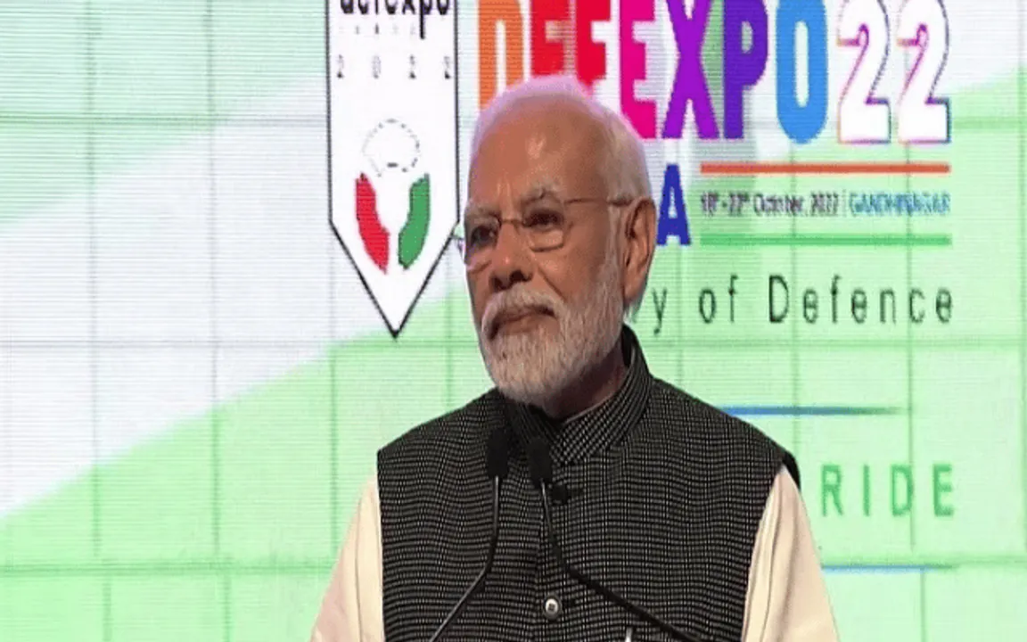 PM Modi Inaugurates 'DefExpo 2022' In Gandhinagar