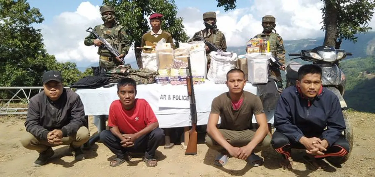 Mizoram: Warlike Stores Recovered in Siaha, 4 Held