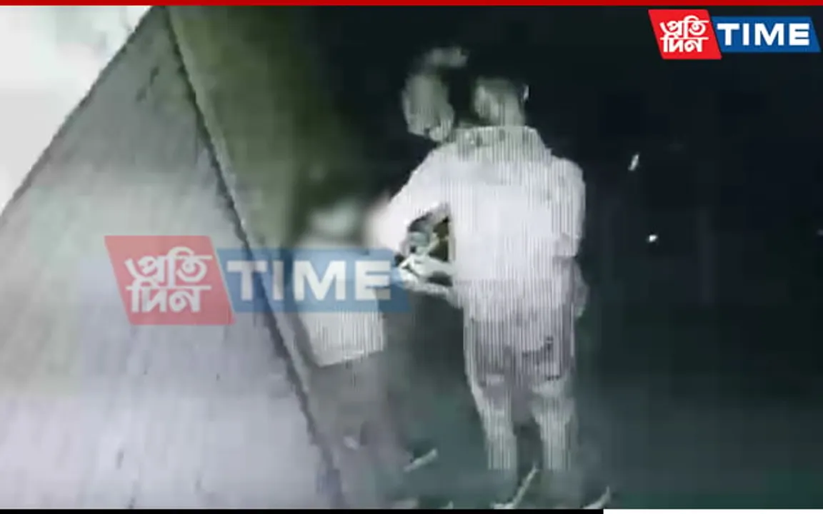 Youths Inject Drugs Amid Rain in Guwahati