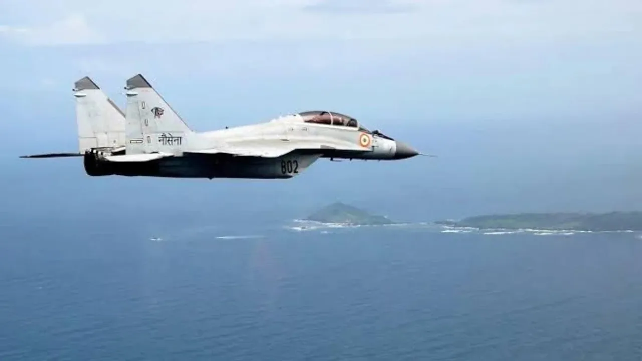 MiG 29k Jet Crashes Off Goa Coast, Pilot Safe