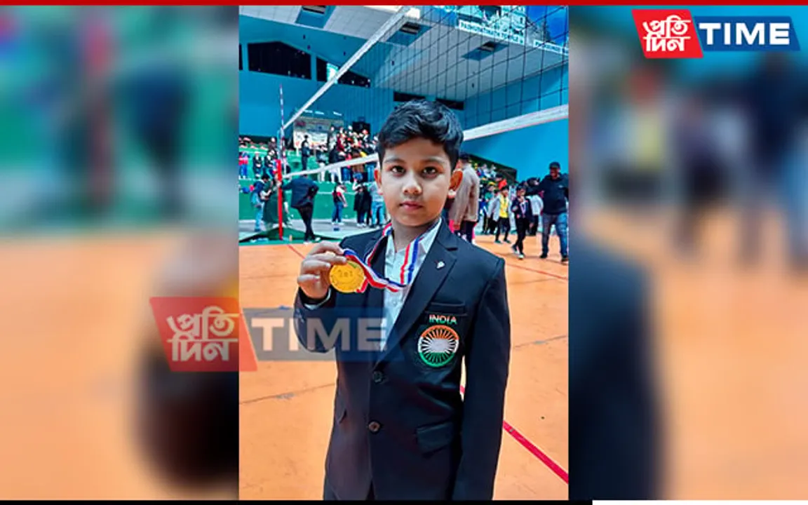 Arthab Hazarika Bags 2 Gold Medals at Indo-Nepal Skating Championships