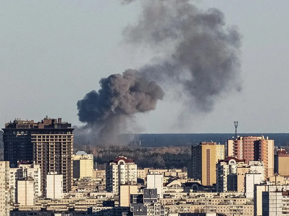 Barrage Of Russian Missile Strikes Trigger Power, Water Cuts In Kyiv