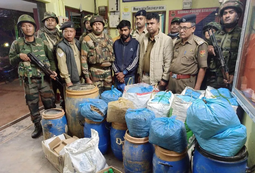 Tripura Police Seize 186kg Marijuana, 1 Held