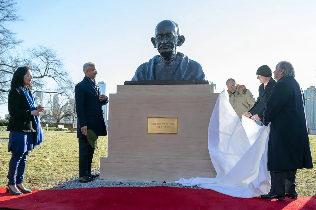 Every Indian Proud to See Mahatma Gandhi’s Bust at UN HQ: PM Modi