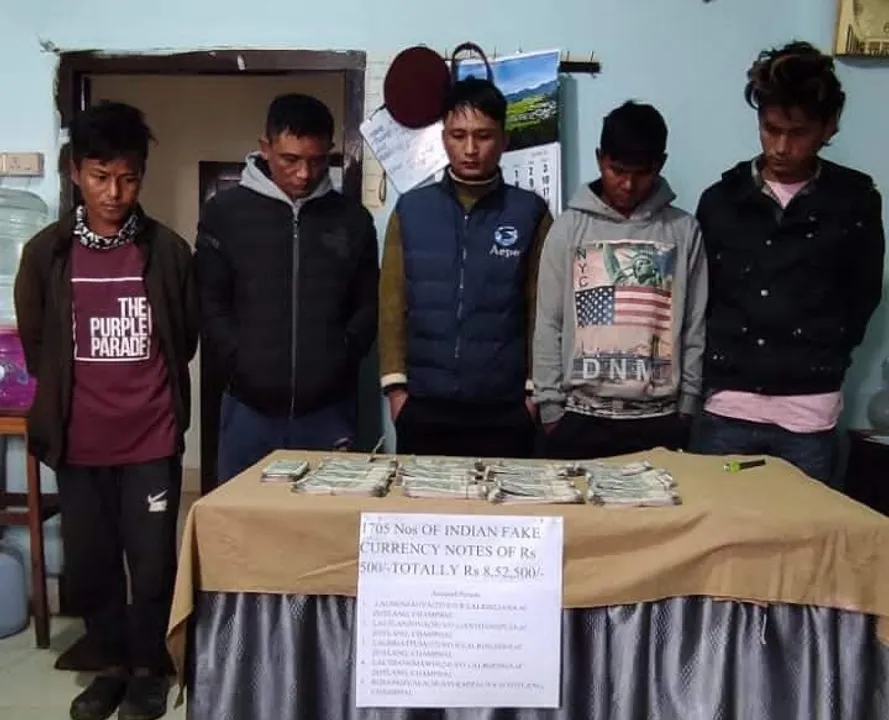 Six Held with Fake Indian Currency in Mizoram