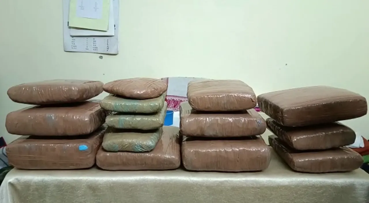 Four Held With 60Kg Ganja In Assam's Dhubri