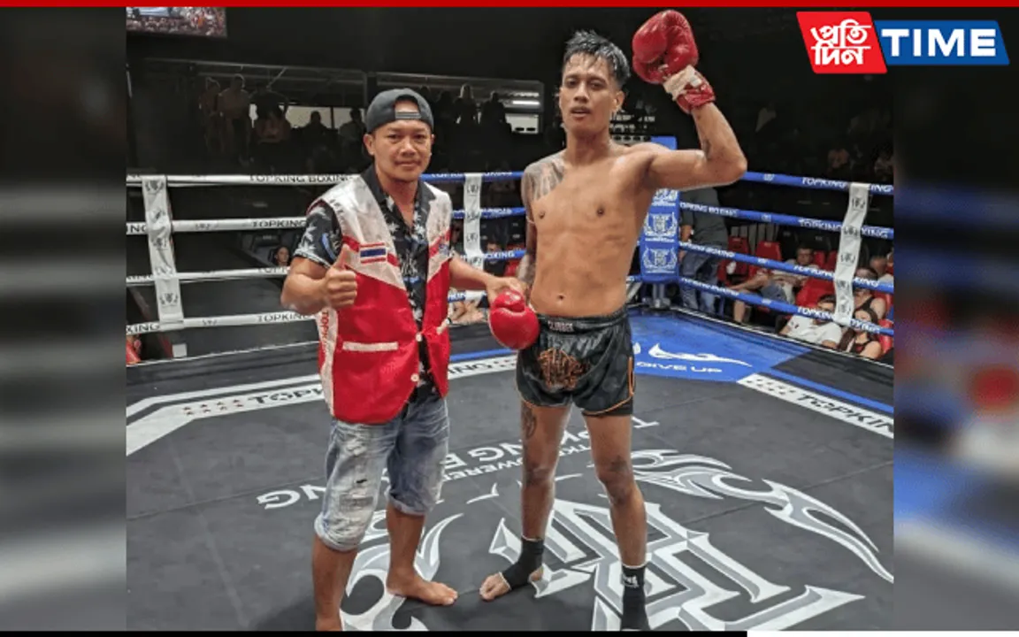 Assam Boy Registers Win In Muay Thai Against Opponent From Thailand