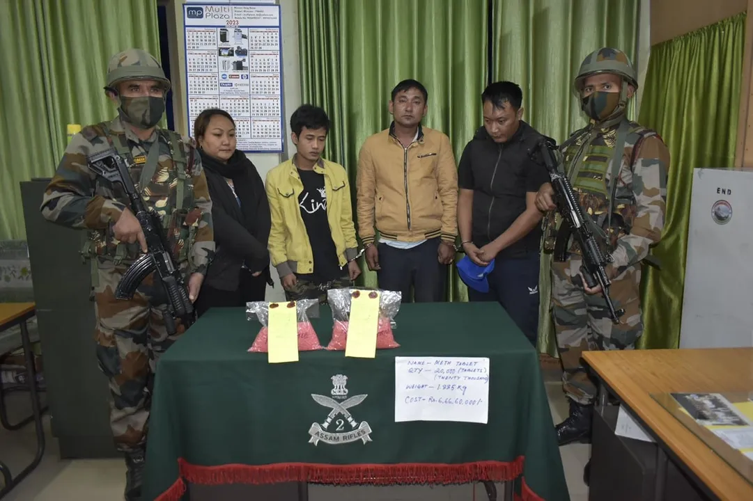 Meth Tablets Worth Over Rs 6 Crore Seized In Mizoram; Four Held
