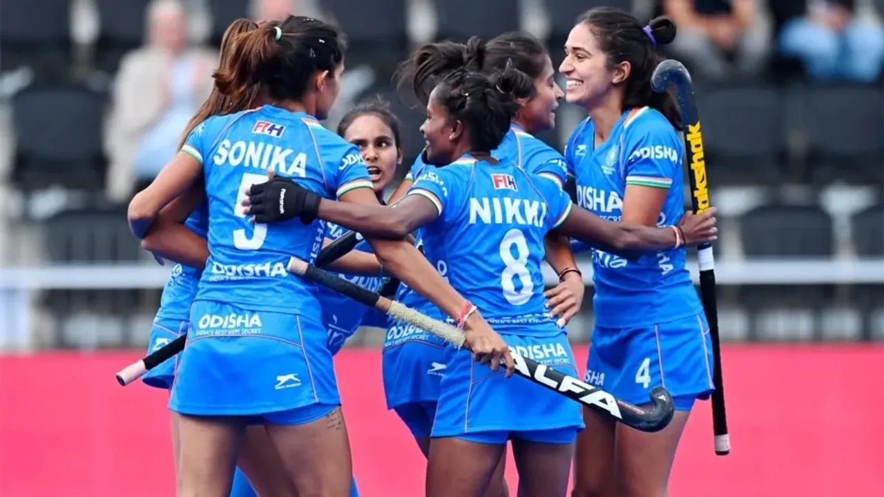 Indian Women's Hockey Team Logs 7-0 Victory Over South Africa