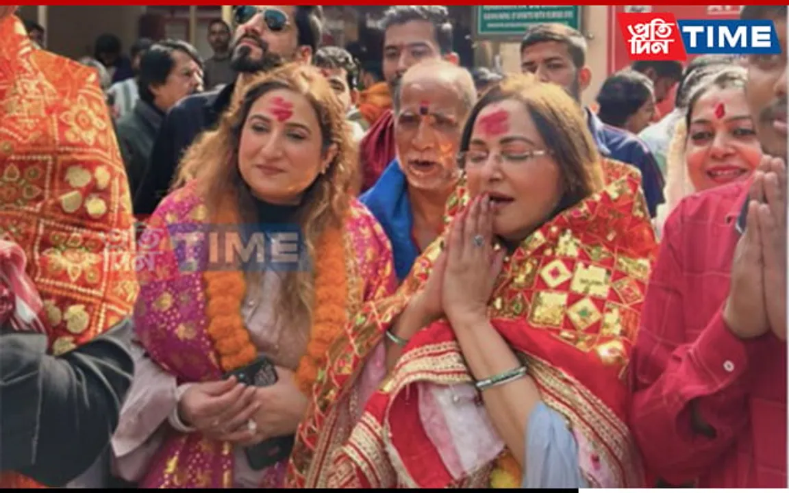 Veteran Actress Jaya Prada Visits Kamakhya Temple in Guwahati